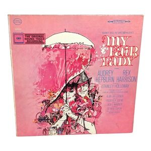 My Fair Lady Soundtrack‎ Vinyl LP Audrey Hepburn Rex Harrison Columbia KOS 2600